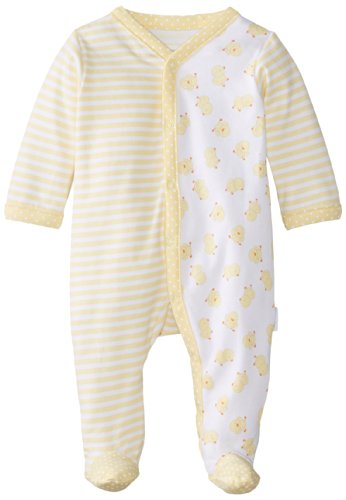Image of Vitamins Baby Unisex-Baby Newborn Print and Stripe Coverall