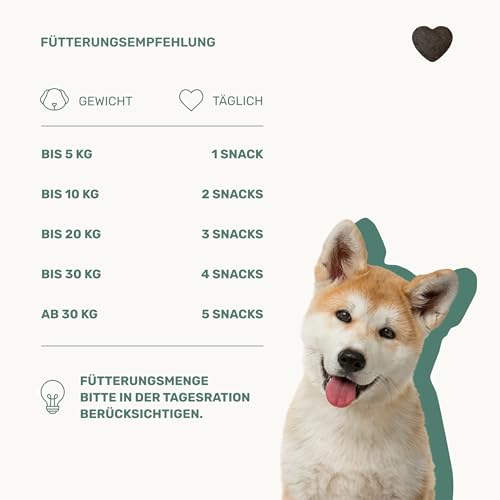 11-in-1 Grünlippmuschel Hund Gelenktabletten - Happy Hips 220 Leckerli (650g) von mammaly - Gelenk- & Knochenschutz für Hunde - Praktische Alternative zu Kapseln & Grünlippmuschelpulver für Senior