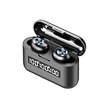 TianranRtStore Stereo-Ohrhörer Mini-Ohrhörer Drahtlose Kopfhörer 5.1Headset Bluetooth Bluetooth-Headset .S7064 (Black, One Size)