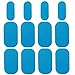 12 pcs Gel Pads Replacements for EMS ABS Hips Trainer Buttock Muscle Massage Replacement Gel Sheets,Special for EMS Butt Muscle Trainer, Butt Toner,Buttocks Trainer Accessories (3 PCS/Set,4 Sets/Pack)