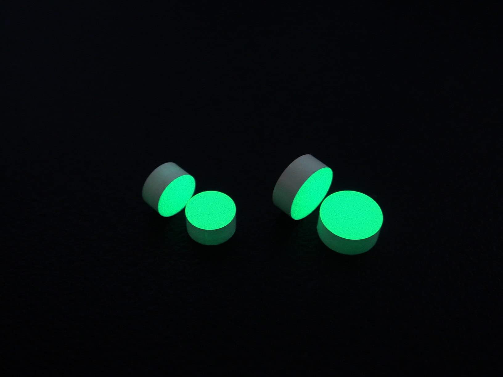 LuminlaySBT & SGT series/Top position markers (4mm, glow GREEN)