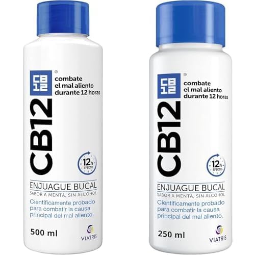 Lote de CB12 Enjuague bucal - Combate la causa principal del mal aliento - 750ml