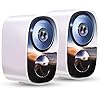 Wireless Security Camera 2Pack- Outdoor WiFi Security Cameras, Color Night Vision, AI/PIR Detection, 2-Way Talk, Cloud/SD, Weatherproof, Battery Powered Outdoor Cameras for Home Security Outside