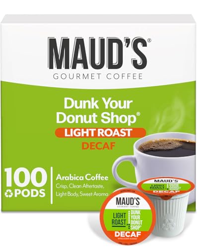 Maud's Decaf Donut Shop Coffee Pods, 100 ct, Decaffeinated