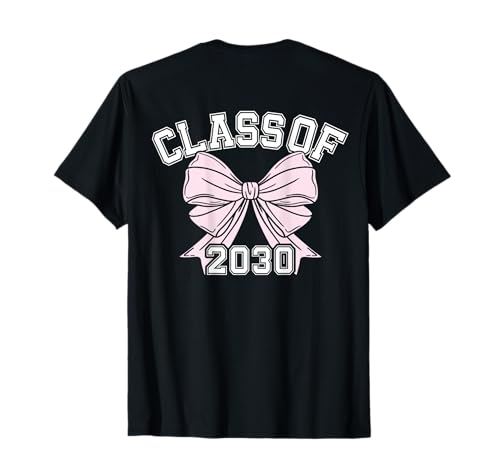 Class Of 2030 Coquette Bow Class Of T-Shirt