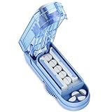 DEPAD Pill Cutter Splitter for Cutting Multiple Pills, Adjustable Pill Cutters Splitters for Small and Tiny Pills with Accurate Alignment and Sharp Safe Blade