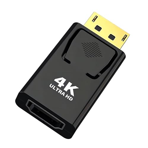 �y1���zHDMI �ϊ��A�_�v�^, 4K DP to HDMI DisplayPort �ϊ� �A�_�v�^(DP�I�X �� HDMI���X) 4K@30HZDP,HDMI �ϊ� �f�B�X�v�� HDTV �v���W�F�N�^�[RuiMi