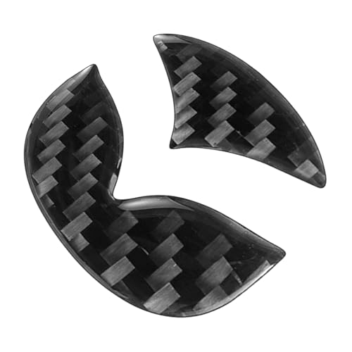 Image of Compatible with Car Rear Tailgate Emblem Logo Trim Accessories Carbon Fiber Emblem Badge Decal Cover Sticker for Mazda CX-5,Black