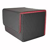 Card Deck Box Leather Deck Box Trading Card Storage Box Magnetic Closure Leather Deck Game Boxes Fit