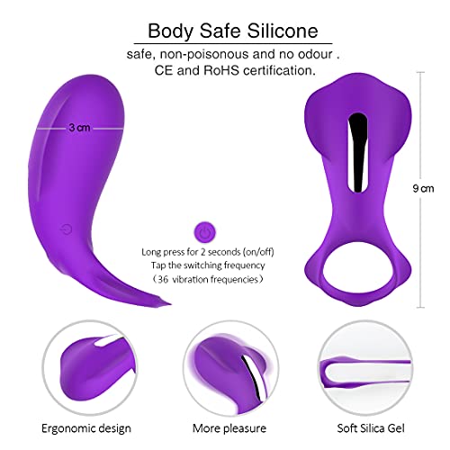 Brinquedo de exercício de anel duplo de silicone para homens Massagem macia e confortável 2 peças à