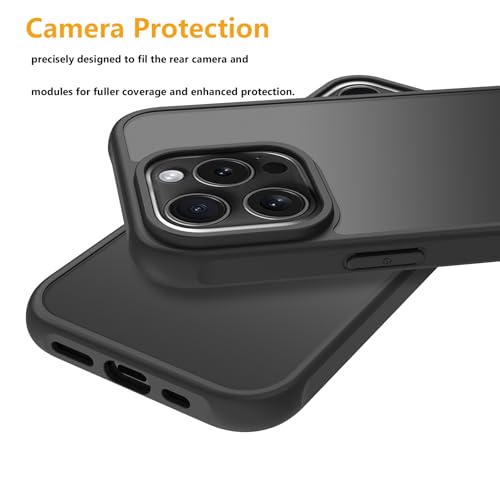 Image of iPhone 16 pro max Case,Translucent Matte(Black)