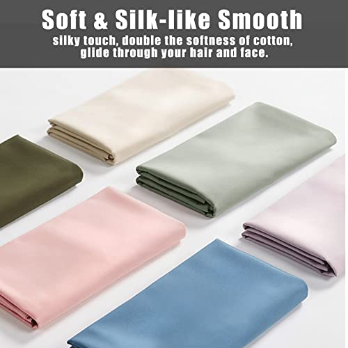 Image of Body Cooling Pillow Cases Cover, Bamboo Rayon Dark Grey Body Pillowcases with Zipper Closure, Cool and Breathable Pillow Case for Hot Sleepers and Night Sweats, 20x54 inches