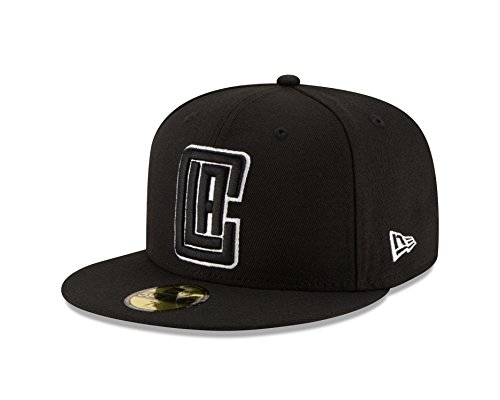 Casquette ajustée NBA Noir et Blanc 59Fifty classique
