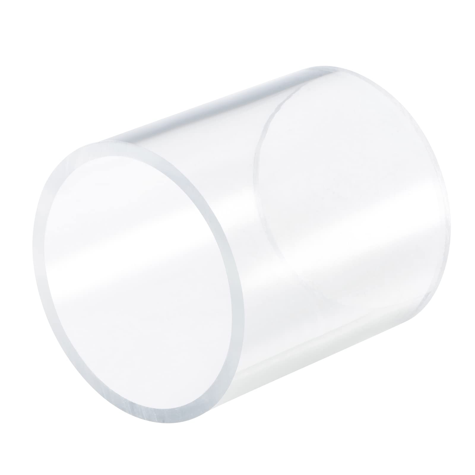 Tuyau rigide acrylique transparent 80x90mm pour aquarium et plomberie