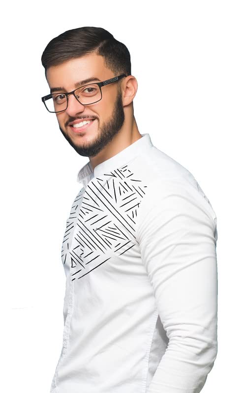 Image of Men's Cotton Blend Full Sleeve Slim Fit Shirt|Stylish Casual Wear Shirt for Mens