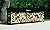Woodhaven 10 Foot Black Firewood Log Rack With Optional Seasoning Cover - Made In The USA - Lifetime Structural Warranty - Steel Outdoor Rack with Black Texture Powder Coat Finish (Cover)