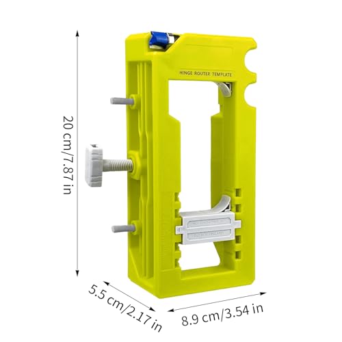 Jauge réglable stable pour bois avec guide de charnière de porte de garage