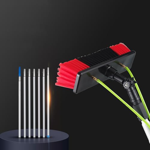 Perche de nettoyage de vitres extensible 7m avec brosse 30 cm - 2