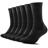 ✅【HOCHWERTIGES GEWEBE】TUUHAW Sportsocken bestehen aus 81% Baumwolle, 17% Polyester und 2% Elasthan Das weiche, hautfreundliche Material sorgt für besten Tragekomfort.