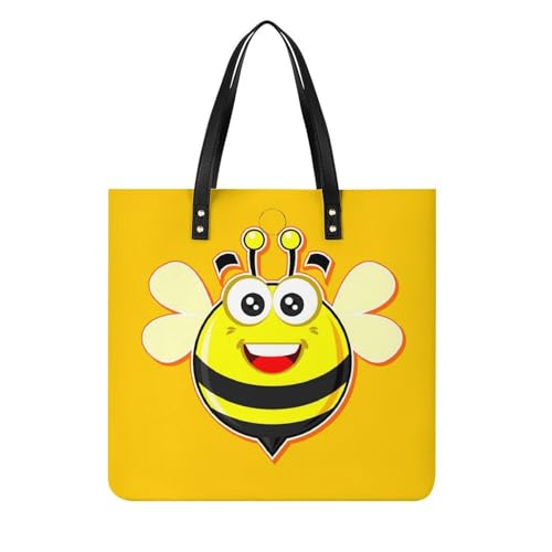 Sac à bandoulière tote bag Abeille Jaune idéal pour votre prochain voyage