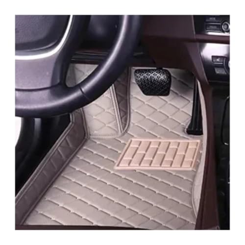 Tapis de sol voiture Nissan Pathfinder R50 contre l'humidité en cuir violet