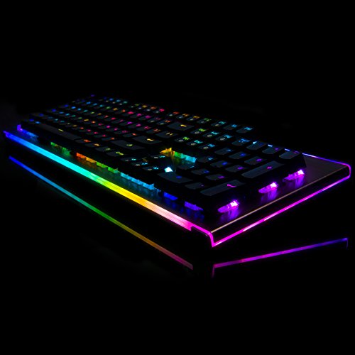Rosewill Rgb Mechanical Gaming Keyboard, Led Backlit Rgb Rainbow Rim Lighting, Clicky Gaming Mechanical Switch Keyboard For Pc, Laptop, Mac, Software Programmable, Brown Switch - Neon K75 #TOP3
