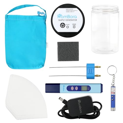 FromBora Colloidal Silver Generator Kit 99.99% Pure Silver Wire TDS Meter Laser Jar & Travel Bag Constant Current Machine for True Nano Particles at Home