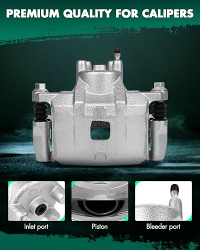 Image of SCITOO Front Brake Calipers With Bracket 18B5032 18B5033 Compatible For Chrysler 0 11-14 For Chrysler Sebring 07-10 For Dodge Avenger 08-14 For Dodge Caliber 07-12, For Jeep Compass /Patriot 07-17