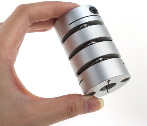 CNC 12x14mm Motor Shaft Coupler 12mm to 14mm Flexible Couplings OD 39x65.5mm