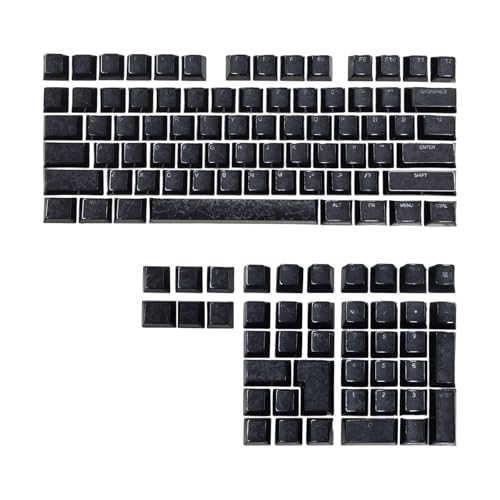 Capuchons de Touches rétroéclairés imprimés sur le côté avec texture carbone durable - 6