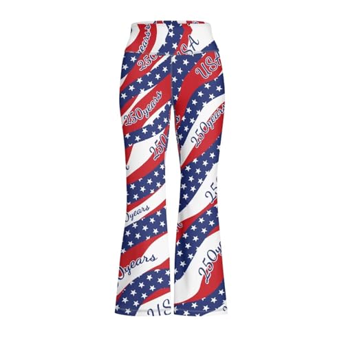 Image of Girls Flare Leggings 5-14T Cute Bell Bottoms for Girl Yoga Pants for Gym
