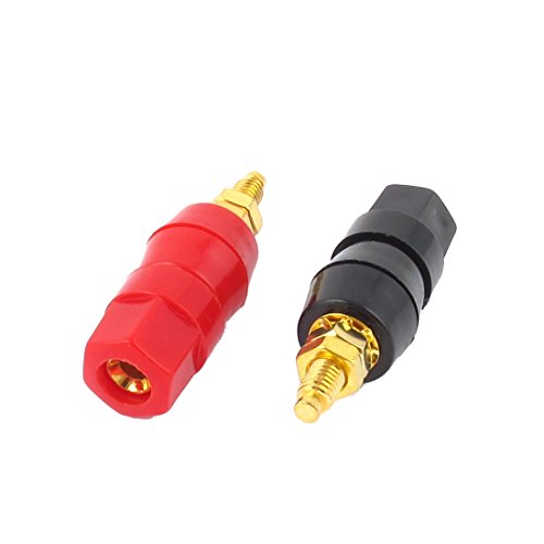 Conectores Banana Aexit 2 Piezas Rojo y Negro miniatura 1