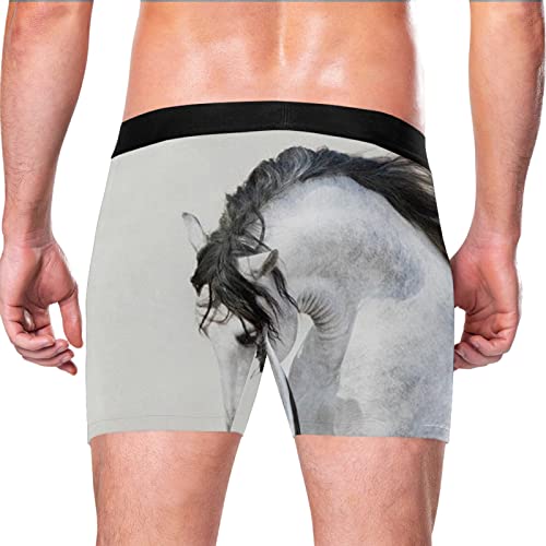 Bóxer para hombre Vnurnrn con estampado de caballo en pack de 2 calzoncillos 3