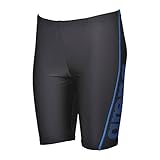 Ropa deportiva Arena ARENA Logo Jr Jammer Bañador, Niños, Black/pix Blue, 6/7 Años