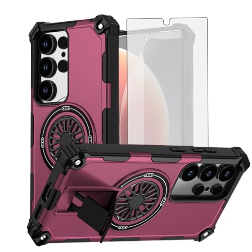 Coque Samsung S24 Ultra 5G robuste antichoc Asuwish avec verre trempé