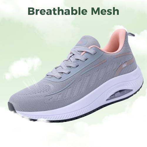 Image of IIV Womens Walking Shoes with Arch Support Plantar Fasciitis Sneakers Women Orthotic Tennis Shoes for Workout