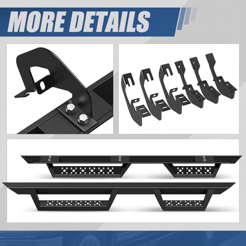 Estribos laterales para Chevy GMC Silverado Sierra 2007-2019 miniatura 6