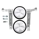 Einfach zu installieren: Das Trainingsrad-Set enthält 2 Stützräder, 2 stabile Metallhalterungen und die für die Installation erforderlichen Teile. Die exquisite Verarbeitung der Räder kann jedes Fahrrad modisch und schön aussehen lassen.