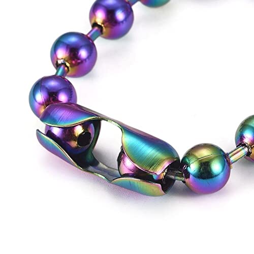 Image of LZD 6-10 inch Stainless Steel Ball Chain Beads Bracelet Silver Gold Multicolor 2 /4 /6 /8 /10mm Bead P274