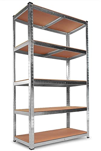 Tipo di prodotto: SCAFFALE N.G. NICCOLAI - NICCO SHOP - SCAFFALE METALLO 5 RIPIANI IN MDF 90X40X180(H) CM. (1, Metallic)
