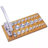 5500A Professionelles Uhrgehäuse Presser Werkzeug Set mit 25 Präzisionsstempeln für Uhrmacherwerkstätten und Hobbyisten Robustes Werkzeug zum Schließen von Uhrdeckeln