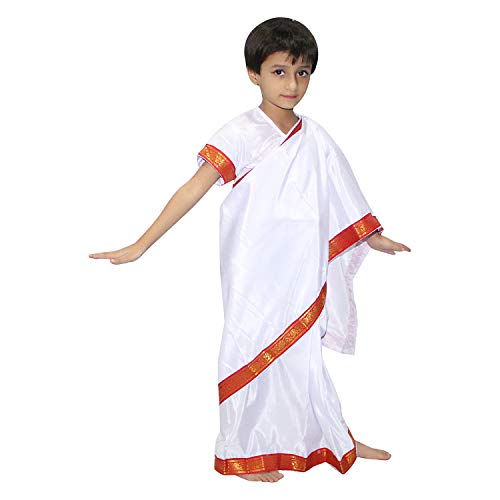 Image of Kaku Fancy Dresses National Heros Freedom Fighters Costumes for Boys & Girls | Independence Day Republic Day Fancy Dress for Schools Plays & Competition | Role Play Politician Costume For Kids