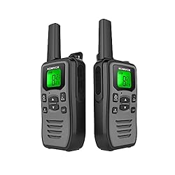 Walkie Talkie Profesional USB Recargable, Walky Ta...: Mantente conectado con facilidad: Estos walkie talkies ofrecen 16 canales preestablecidos y exploración de canales para una conectividad sencilla. La llamativa placa frontal amarilla mejora la visibilidad, asegurando que puedas localizar rápidamente ...