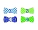 Tiny Ideas First Year Monthly Milestone Bowtie Photo Sharing Baby Belly Stickers, 1-12 Months, Blue