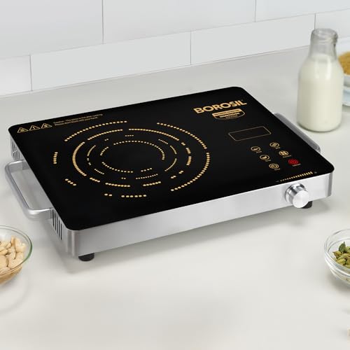 Borosil 2200W Smart Kook Infrared Induction | Digital Display wit...
