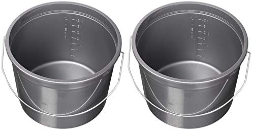 Encore Plastics 01605 Promotional Pail, 5 Quart, Silver (?wo ?ack)