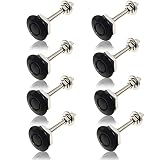 8pcs Universal Hood Pins for Car Modification 1.25Inch Bumper Quick Latch Aluminum Push Button Latch