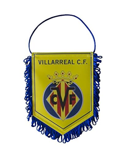 Villarreal CF Banvil Banderín, Amarillo/Azul, Talla Única | Ya disponible en tu tienda friki favorita! En mundofriki.es!