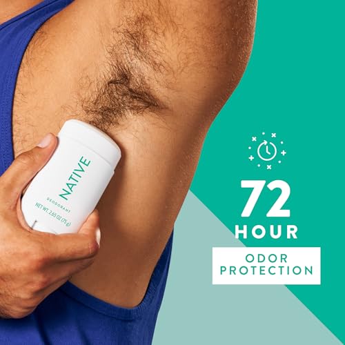 Image of Native Deodorant Contains Naturally Derived Ingredients, 72 Hour Odor Control, Deodorant for Women and Men, Aluminum Free, Palm Leaf & Agave 2.65oz
