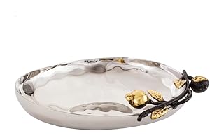 Steel Bowl with Pomegranate Branch, 13 fluid ounces